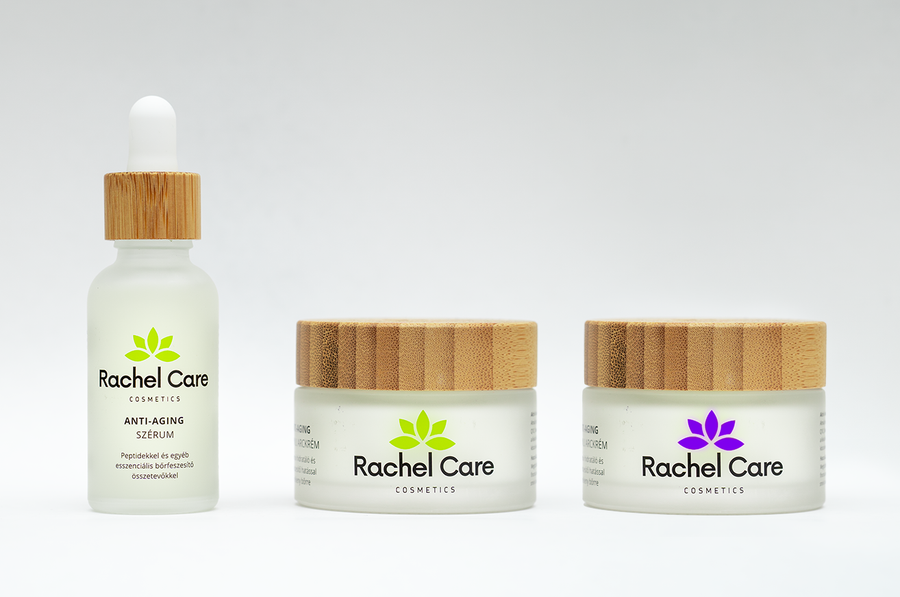 Rachel Care Anti-aging csomag - Komplett rutin (szérum+nappali+éjszakai arckrém)